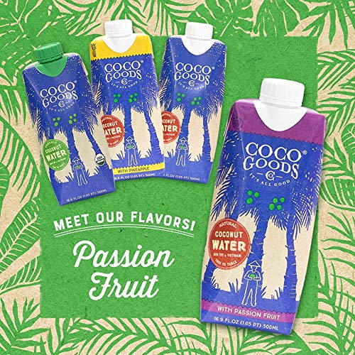 Cocogoodsco Single-Origin Natural Coconut Water With Fresh Passi