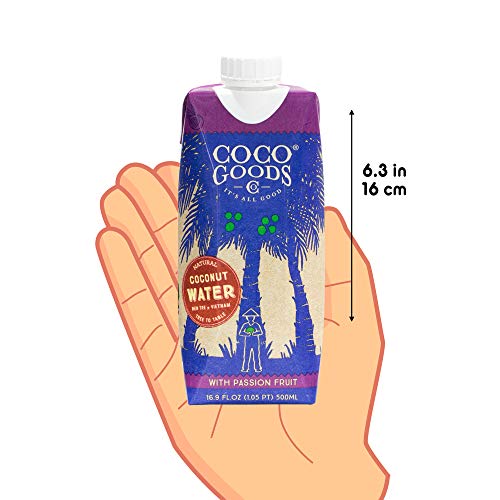 Cocogoodsco Single-Origin Natural Coconut Water With Fresh Passi