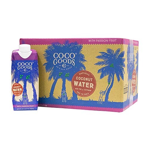 Cocogoodsco Single-Origin Natural Coconut Water With Fresh Passi