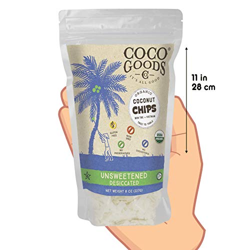 Cocogoodsco Single-Origin Organic Unsweetened Desiccated Coconut