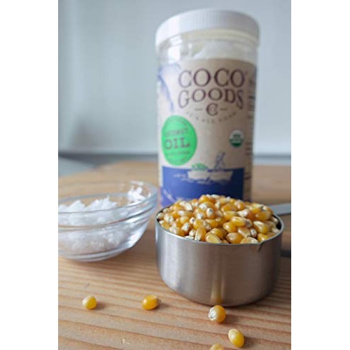 Cocogoodsco Single-Origin Organic Virgin Coconut Oil, Cold-Press