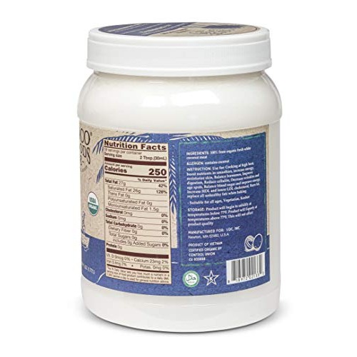 Cocogoodsco Single-Origin Organic Virgin Coconut Oil, Cold-Press