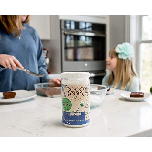 Cocogoodsco Single-Origin Organic Virgin Coconut Oil, Cold-Press