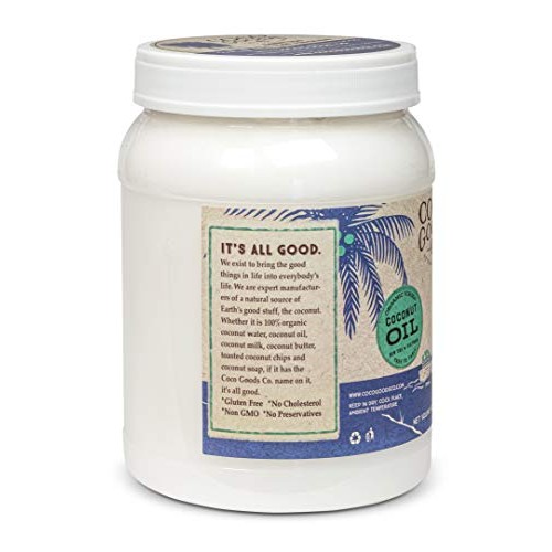 Cocogoodsco Single-Origin Organic Virgin Coconut Oil, Cold-Press