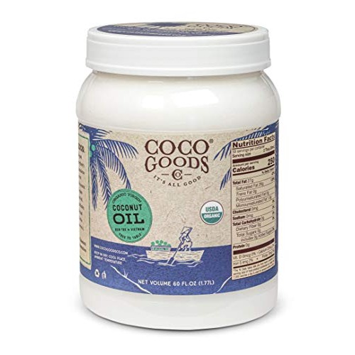 Cocogoodsco Single-Origin Organic Virgin Coconut Oil, Cold-Press
