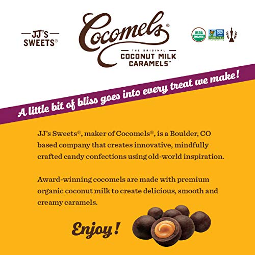 Cocomels Chocolate Vanilla Caramel Bites, Organic Candy, Dairy F