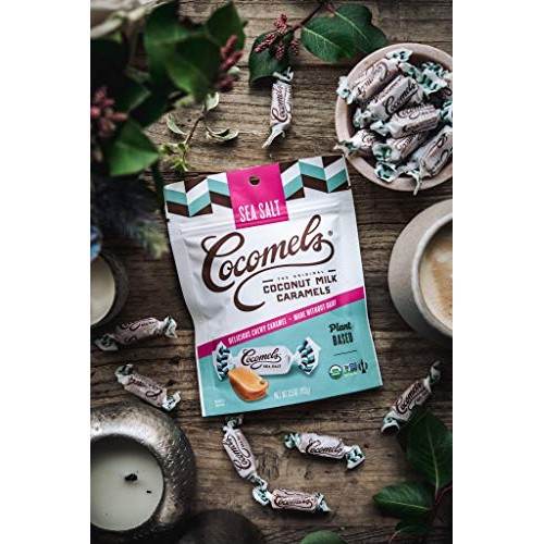 Cocomels Coconut Milk Caramels, Sea Salt Flavor, Organic Candy,