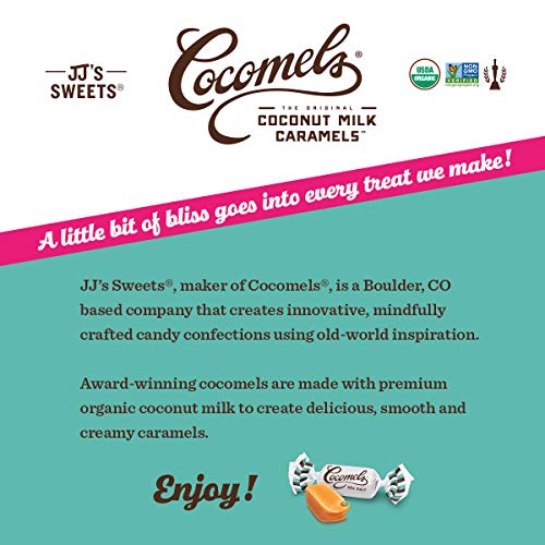 Cocomels Coconut Milk Caramels, Sea Salt Flavor, Organic Candy,