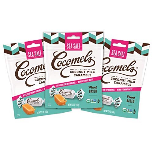 Cocomels Coconut Milk Caramels, Sea Salt Flavor, Organic Candy,