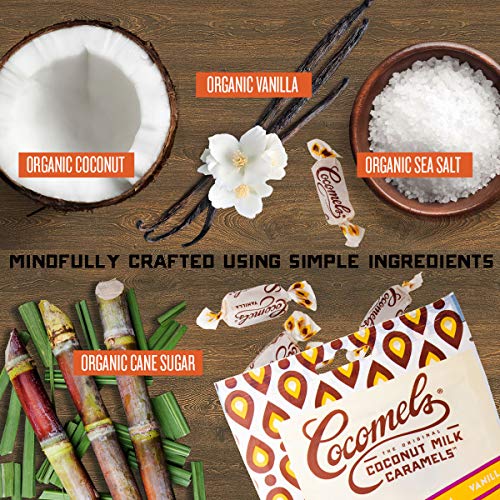 Cocomels Coconut Milk Caramels, Vanilla Flavor, Organic Candy, D
