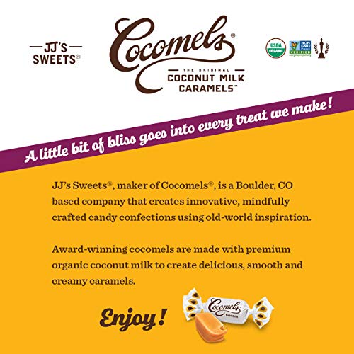 Cocomels Coconut Milk Caramels, Vanilla Flavor, Organic Candy, D