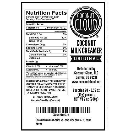 Coconut Cloud: Dairy Free Vegan Coffee Creamer | Original Flavor