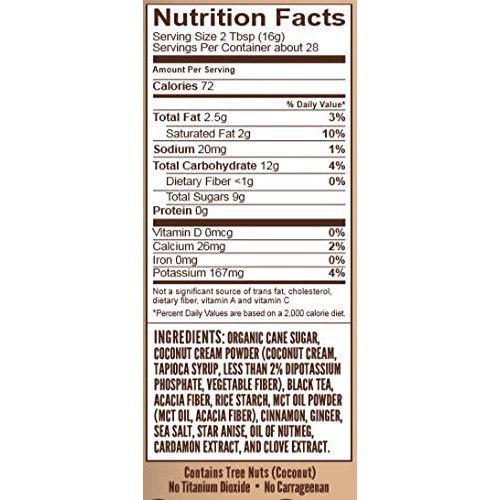 Coconut Cloud: New Vegan Spiced Chai Tea Dairy-Free Coconut Crea