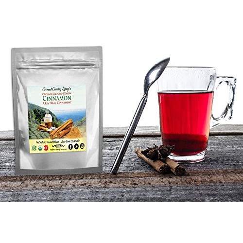 Organic Ceylon Cinnamon Powder, 8.8 Oz, True Cinnamon From Ceylo