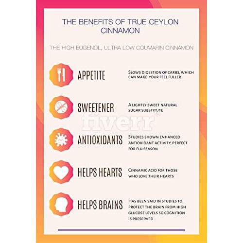 Organic Ceylon Cinnamon Powder, 8.8 Oz, True Cinnamon From Ceylo