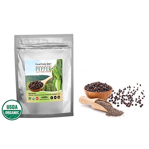 Organic Black Peppercorns Whole 1 Lb, Usda Organic Black Pepper
