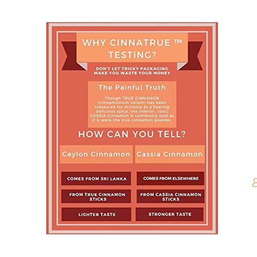 Organic Ceylon Cinnamon Ground Powder Raw 1.41 Oz