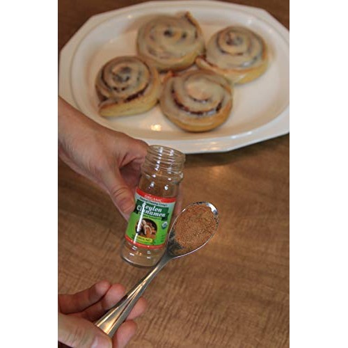 Organic Ceylon Cinnamon Ground Powder Raw 1.41 Oz