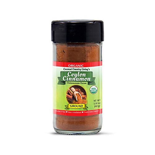 Organic Ceylon Cinnamon Ground Powder Raw 1.41 Oz