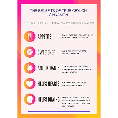 Organic Ceylon Cinnamon Powder Ground 1 Lb, Raw, True Cinnamon F