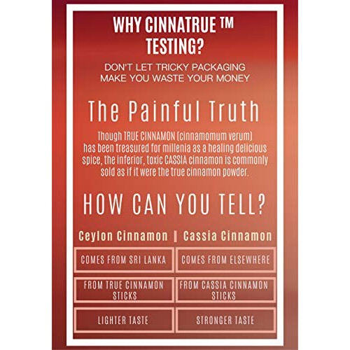 Organic Ceylon Cinnamon Powder Ground 1 Lb, Raw, True Cinnamon F