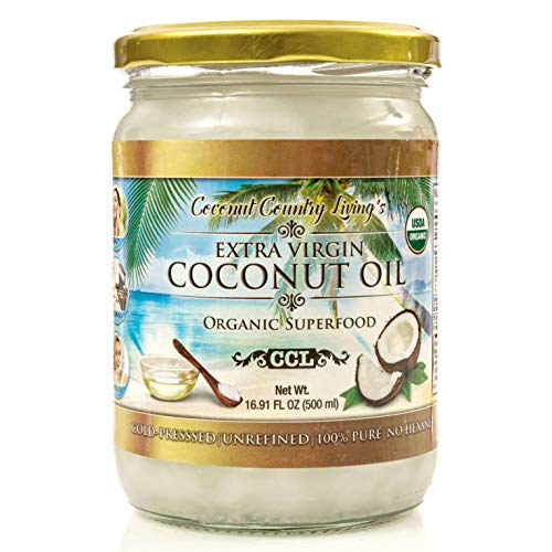 Organic Coconut Oil 16.91 Oz Extra Virgin Unrefined Cold Pressed