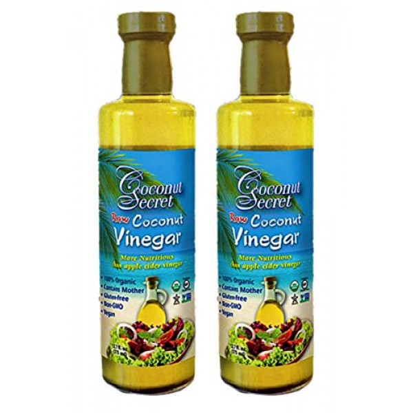 Coconut Secret Raw Coconut Vinegar 2 Pack - 12.7 fl oz - Rich ...