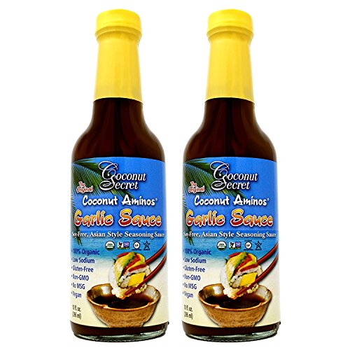Coconut Secret Coconut Aminos Garlic Sauce 2 Pack - 10 Fl Oz -