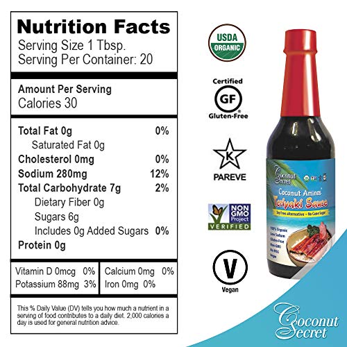 Coconut Secret Coconut Aminos Teriyaki Sauce - 10 Fl Oz - Low So