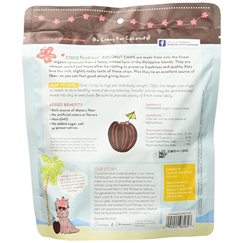 Cocotherapy Ctt-0002-6 Coconut Chips 1 Pouch, 6 Oz