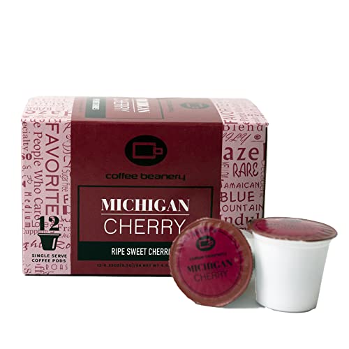 Coffee Beanery Michigan Cherry Flavored Coffee, Singlicious Serv