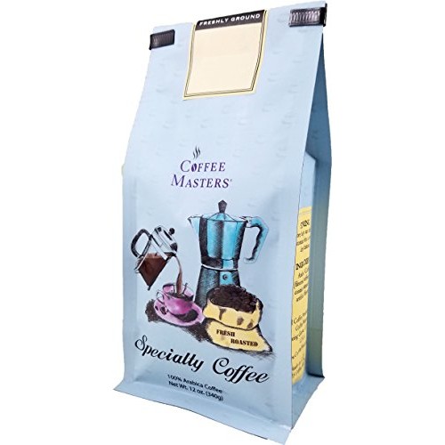 Coffee Masters Flavored Coffee, Creme Brulee Decaffeinated, Whol...