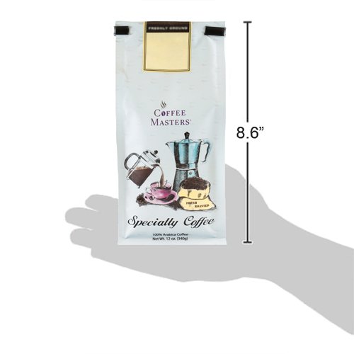 Coffee Masters Flavored Coffee, Vanilla Nut Creme Whole Bean, 12...
