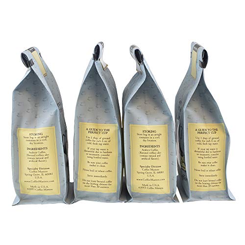 Coffee Masters Ground Coffee Sampler, Jamaican Me Crazy, Chocola...