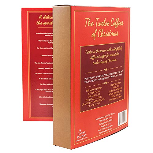 Coffee Masters The Twelve s of Christmas Variety Pack, Coffee, 1...