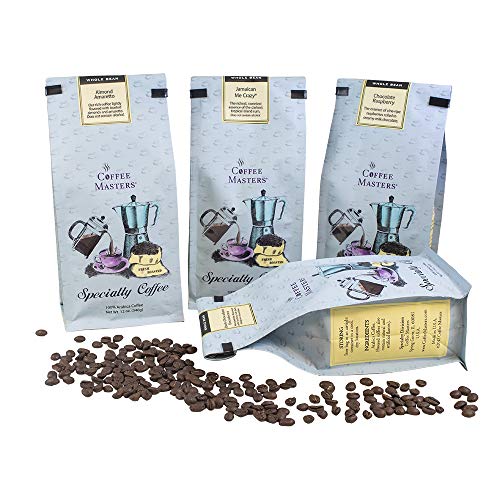 Coffee Masters Whole Bean Coffee Sampler, Jamaican Me Crazy, Van...