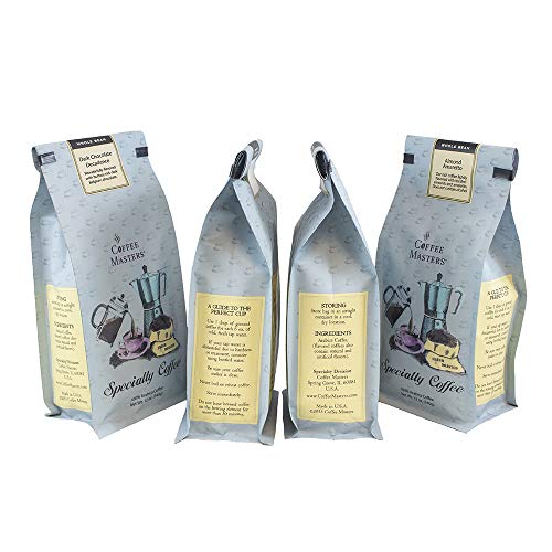 Coffee Masters Whole Bean Coffee Sampler, Jamaican Me Crazy, Van...