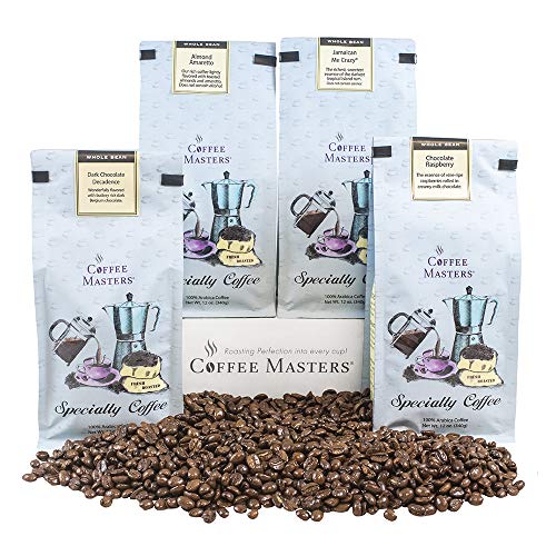 Coffee Masters Whole Bean Coffee Sampler, Jamaican Me Crazy, Van...