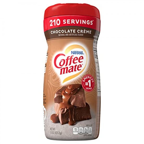 Nestle Coffee-Mate Coffee Creamer Creamy Chocolate, Pack of 6 1...