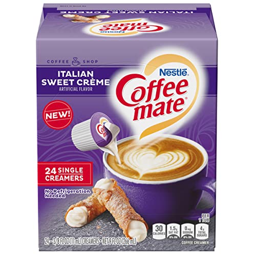 Coffee-Mate Italian Sweet Creme Liquid Coffee Creamer Tubs, Ital