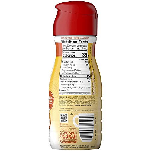 Coffee Mate Liquid Creamer, Hazelnut, 16 Oz., 6 Count