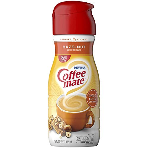 Coffee Mate Liquid Creamer, Hazelnut, 16 Oz., 6 Count