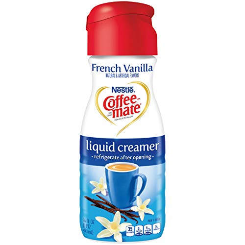 Coffeemate Liquid, French Vanilla, 16 Fl Oz Pack Of 6