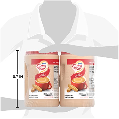 Nestle Coffee Mate Creamer, Original, Non Dairy Powder, 56 Oz, 2