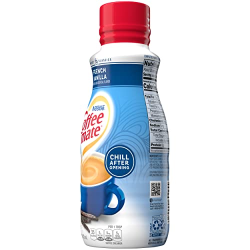 Nestle Coffee Mate French Vanilla Coffee Creamer Liquid For Warm
