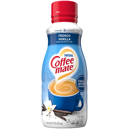 Nestle Coffee Mate French Vanilla Coffee Creamer Liquid For Warm