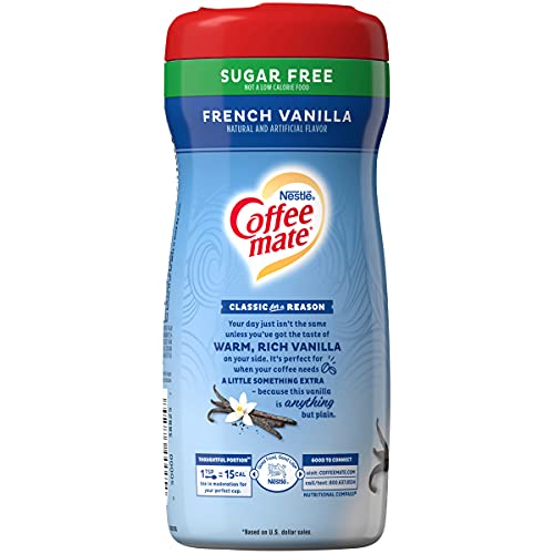Coffee-Mate Coffee Creamer Sugar Free French Vanilla, Pack Of 6