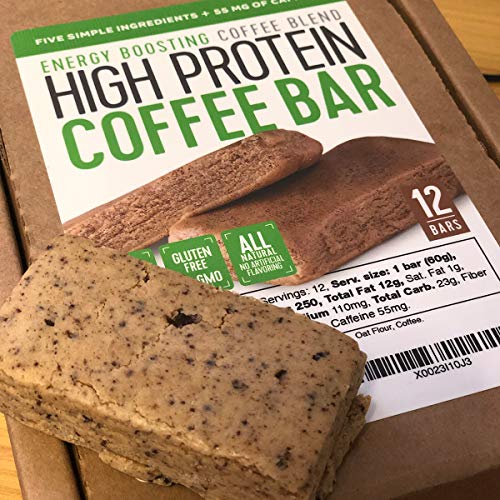 Protein Coffee Energy Bar, Made With Five Simple Ingredients, Al