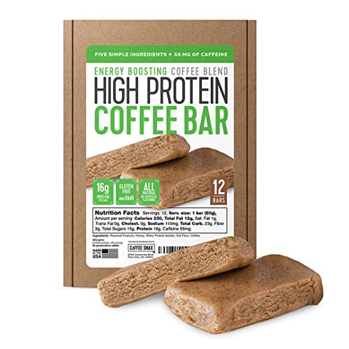 Protein Coffee Energy Bar, Made With Five Simple Ingredients, Al