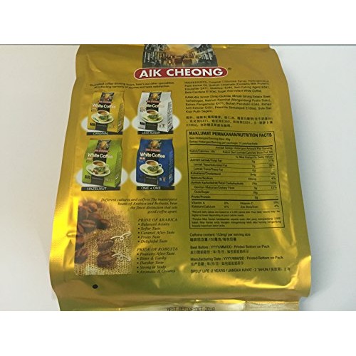 Aik Cheong Instant 3 In 1 White Coffee Tarik Original 600G. 40G